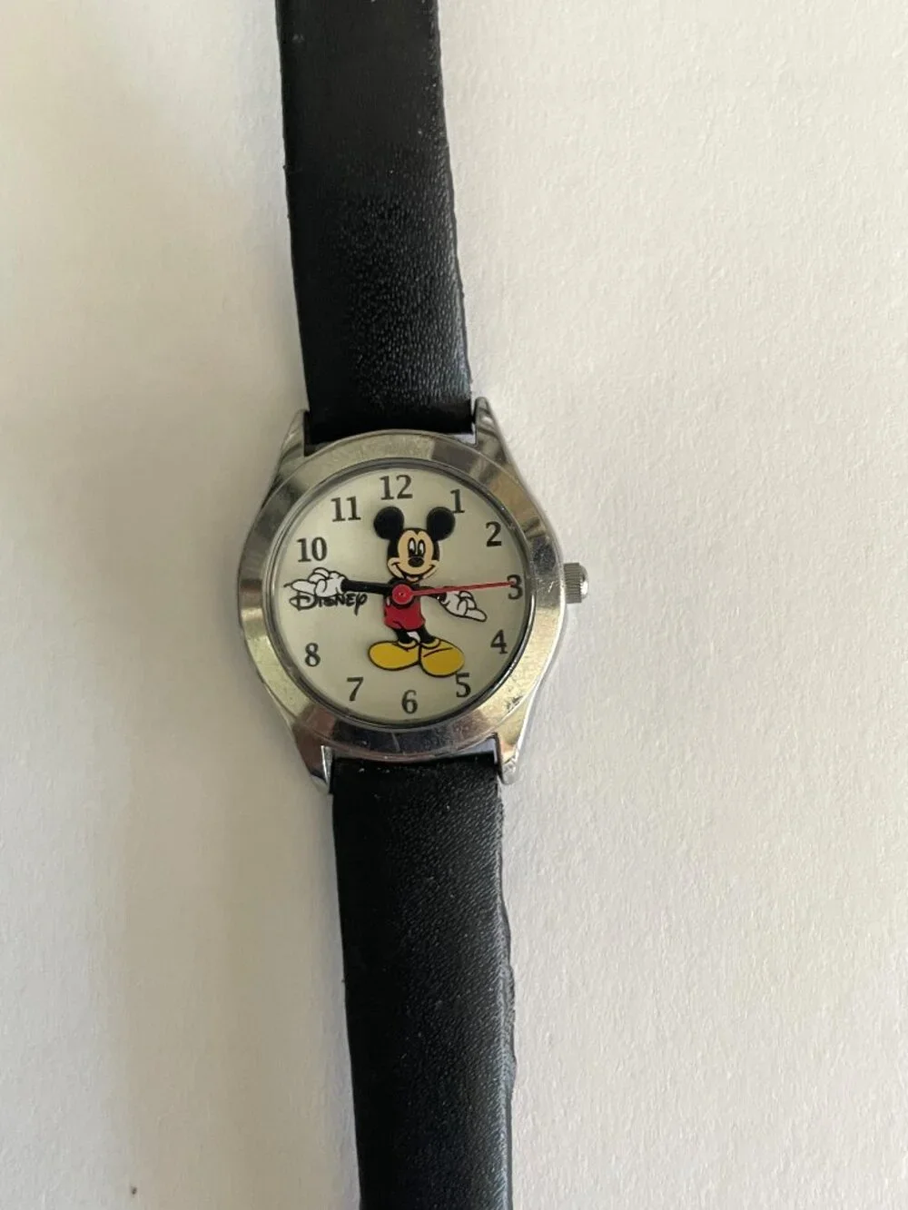 Vintage Disney Mickey Mouse Watch with leather band